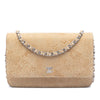Secondhand Chanel CC Lace Overlay Goatskin Wallet On Chain