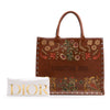Dior Large Studded Embroidered Leather Floral Book Tote Secondhand