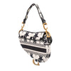 Dior Embroidered Canvas Stars Saddle Bag Secondhand