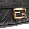 Fendi Zucca Embossed Leather Baguette Satchel Secondhand