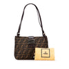 Fendi Zucca Canvas Shoulder Bag Secondhand