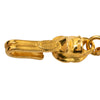 Chanel CC Gold-Plated Filigree Fringe Pendant Necklace Secondhand