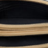 Chanel CC Quilted Lambskin and Suede Double Zip Phone Holder With Chain Secondhand