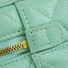 Chanel Small CC Caviar Top Handle Vanity Case with Chain Secondhand