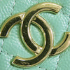 Chanel Small CC Caviar Top Handle Vanity Case with Chain Secondhand