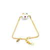 Secondhand Chanel Gold Plated Soccer Ball Charm Bracelet