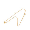 Louis Vuitton Gold Plated Essential V Necklace Secondhand