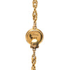 Secondhand Chanel Gold Plated Medallion Coat of Arms Sunburst Pendant Necklace