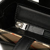 Burberry Nova Check Trimmed Leather Handbag Secondhand