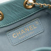 Chanel Small Crumpled Calfskin Coco Pleats Drawstring Bucket Bag Secondhand
