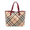 Burberry Supernova Check Coated Canvas Tote Secondhand