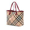 Burberry Supernova Check Coated Canvas Tote Secondhand