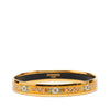 Hermès Narrow Wild Flower Enamel Bangle 65 Secondhand