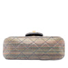 Chanel Paris Seoul Mini Metallic Lambskin Striped Flap Secondhand