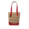 Burberry Haymarket Check Canvas Tote Secondhand