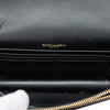 Saint Laurent Embroidered Satin Monogram Kate Tassel Wallet on Chain Secondhand
