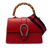 Gucci Medium Calfskin Bamboo Dionysus Web Satchel Secondhand