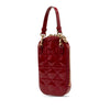 Dior Patent Cannage Lady Dior Call In Phone Holder Secondhand