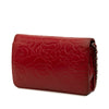 Secondhand Chanel CC Embossed Lambskin Camellia Wallet On Chain