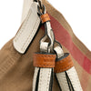 Burberry Mini Mega Check Canvas Ashby Tassel Bucket Bag Secondhand