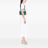 Bottega Veneta Bicolor Nappa Intrecciato Double Flap Shoulder Bag Secondhand
