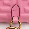 Fendi Nano Zucca Embossed Leather Baguette Charm Secondhand