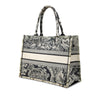 Dior Medium Canvas Embroidered Reverse Dioriviera Toile De Jouy Book Tote Secondhand