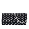 Prada Tessuto Grommet Wallet On Chain Secondhand