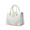Prada Studded Saffiano Turnlock Handbag Secondhand