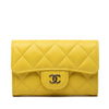 Chanel CC Quilted Caviar Flap Card Holder Secondhand