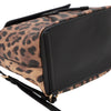 Dolce & Gabbana Leopard Print Leather Dauphine Miss Sicily Backpack Secondhand