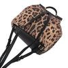 Dolce & Gabbana Leopard Print Leather Dauphine Miss Sicily Backpack Secondhand