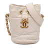 Chanel Mini Quilted Caviar Twist Your Buttons Drawstring Bucket Bag Secondhand