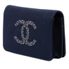Chanel Paris Shanghai Crystal Embellished Canvas Wallet On Chain Secondhand