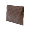 Fendi Zucca Coated Canvas Clutch Secondhand