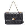 Chanel Quilted Shiny Lambskin Flap Secondhand