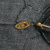 Chanel Denim Camellia Brooch Secondhand