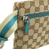 Gucci GG Canvas Web Double Pocket Belt Bag Secondhand