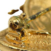 Secondhand Chanel CC Gold Plated Quilted Brooch