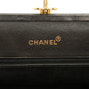 Chanel CC Quilted Lambskin Kiss Lock Frame Shoulder Bag Secondhand