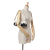 Burberry Leather And Canvas Shoulder Bag Secondhand
