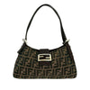 Fendi Zucca Canvas Shoulder Bag Secondhand