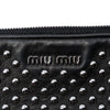Miu Miu Studded Leather Double Zip Crossbody Secondhand