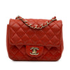 Chanel Mini Square Classic Lambskin Single Flap Secondhand