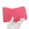 Valentino Quilted Lambskin Rockstud Zip Around Compact Wallet Secondhand