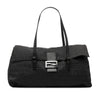 Fendi Zucchino Canvas East West Shoulder Bag Secondhand