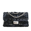 Chanel Patent Trimmed Sequined Satin Reissue 2.55 Single Flap 225 Secondhand