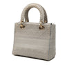 Dior Medium Embroidered Canvas Cannage Lady D Lite Secondhand