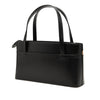 Burberry House Check Canvas Trimmed Leather Handbag Secondhand