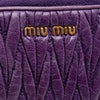 Miu Miu Nappa Matelasse Double Zip Handbag Secondhand
